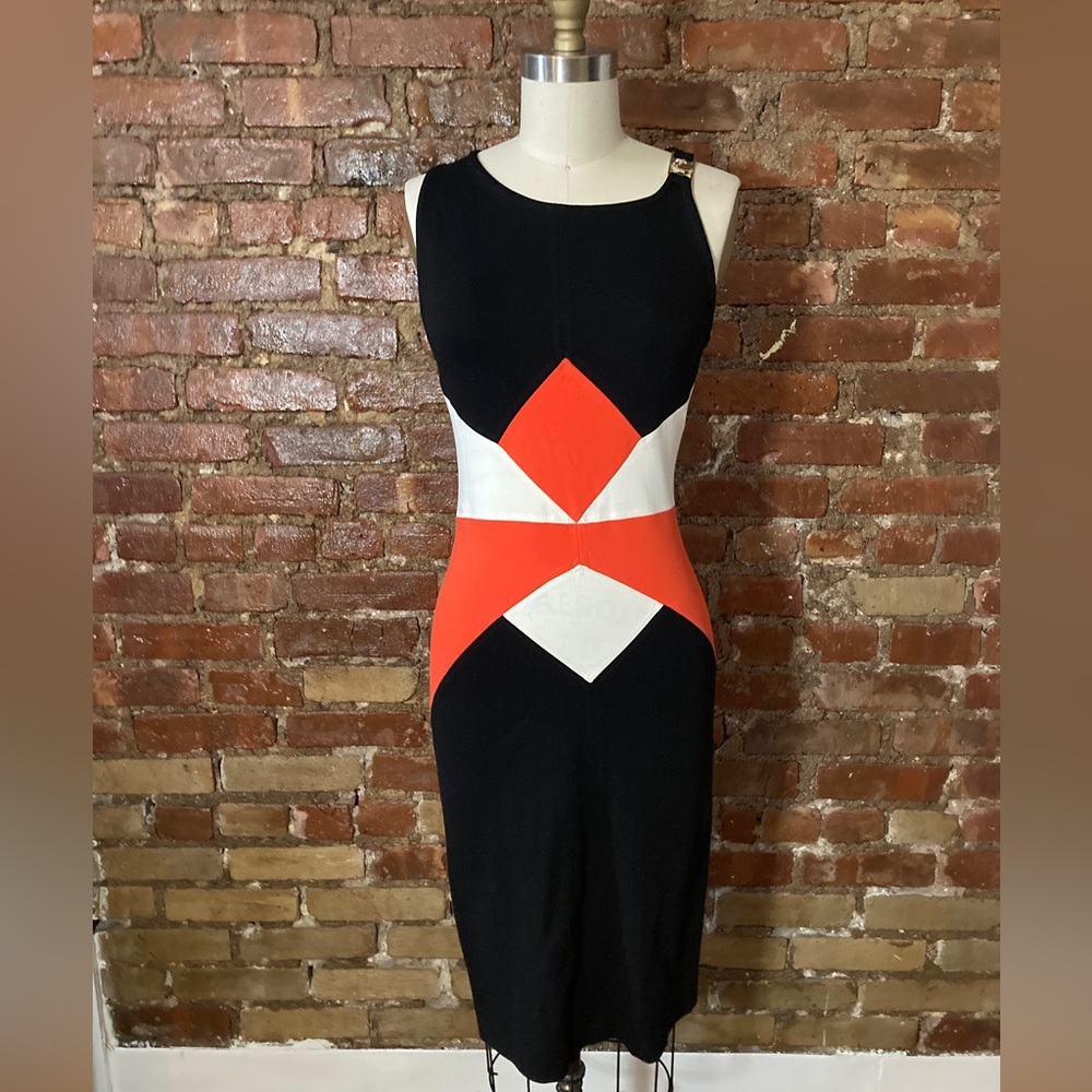 Versace Collection Color block dress